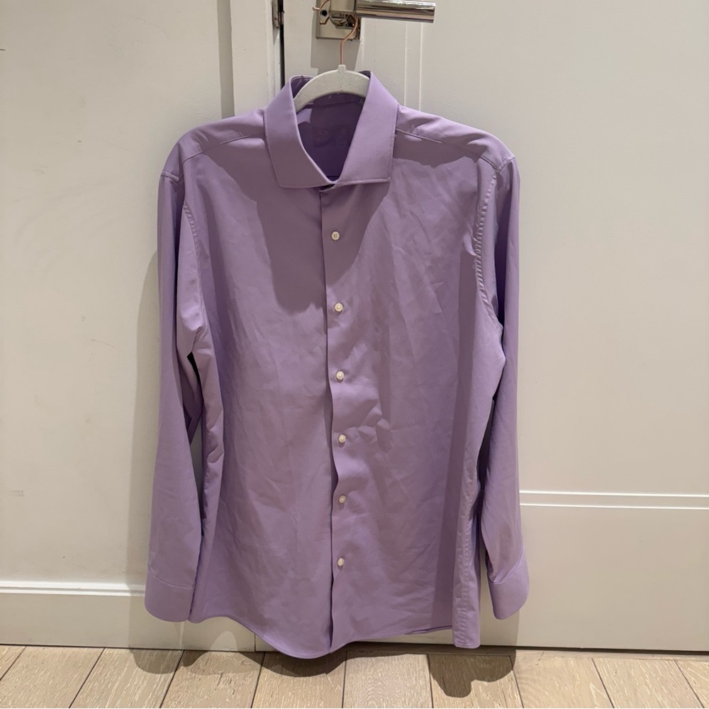 Men’s Long-Sleeve Button-Down Shirt
Slim Fit | Lavender / Light Purple